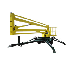 10-18m hydraulic sky arm lift/aerial working articulating diesel engine towable boom lift workform